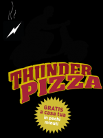 Logo Da Asporto Thunder Pizza ROMA