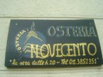 Logo Osteria Novecento TORINO