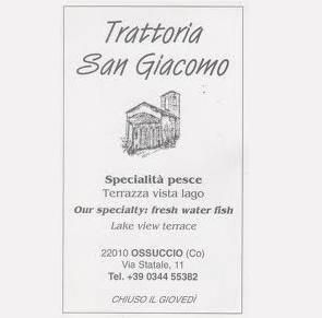 Dettagli Trattoria San Giacomo