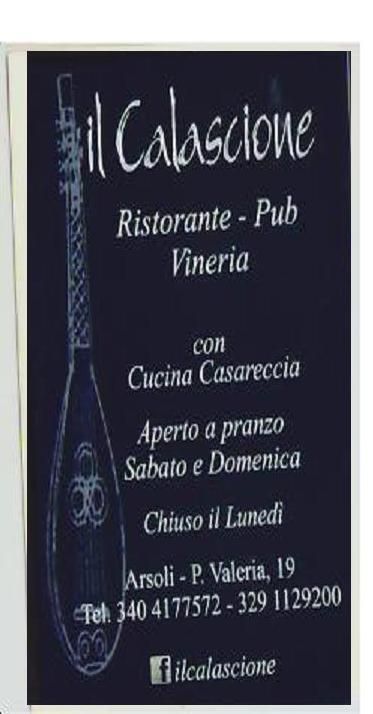 Dettagli Ristorante il Calascione