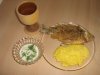 polenta e pesce del lago comasco
