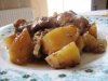 piatti di patate e carne di maiale